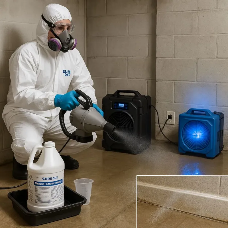Sanitization and Odor Removal process in Bermuda Run, NC