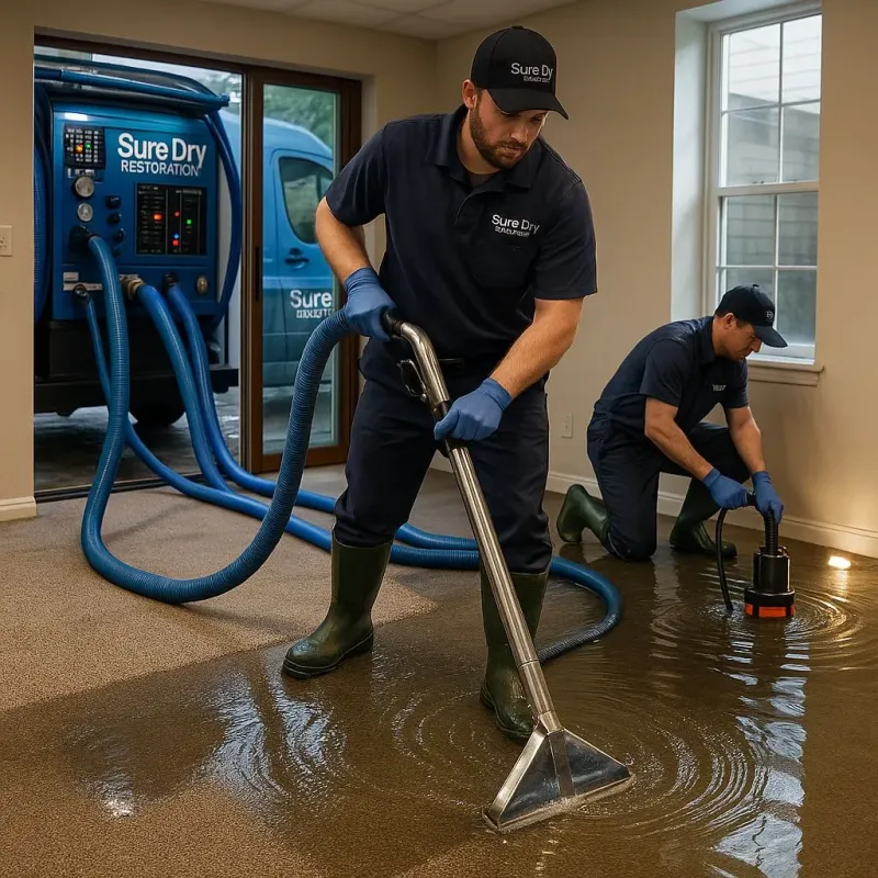 Water Extraction and Removal process in Bermuda Run, NC
